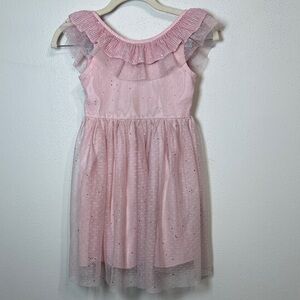Cat & Jack Light Pink Glitter Tulle Dress